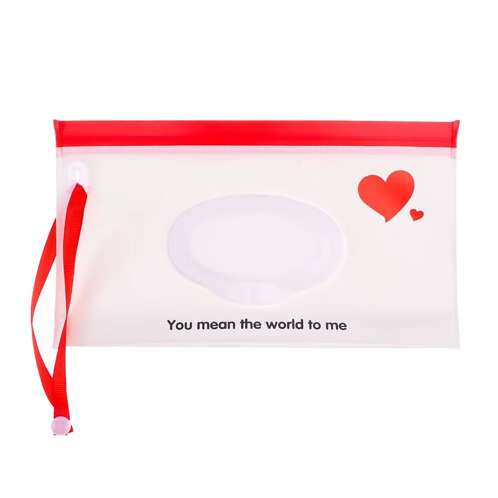 EVA Baby Wet Wipe Pouch Portable Wipes Holder Case Flip Cover Snap-Strap Reusable Refillable Cosmetic Pouch Useful Tissue Box