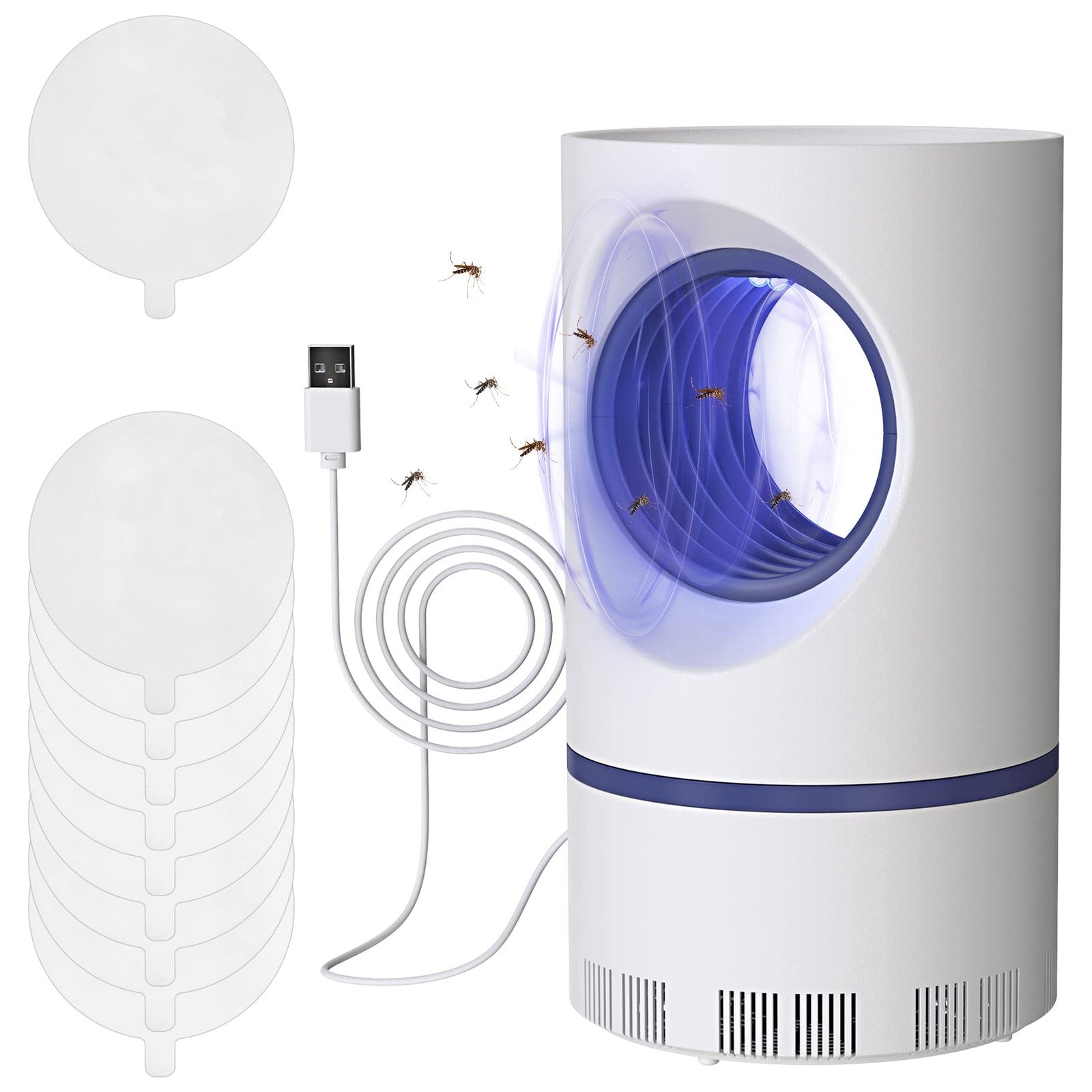 Bug Zappers Mosquito Zappers, Fly Traps for Indoors Electronic Mosquito Kille...